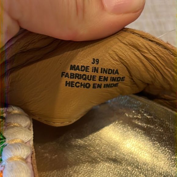 Free People Sandals REDUCED PRICE due to fading label in sole, see last pic - Picture 6 of 11